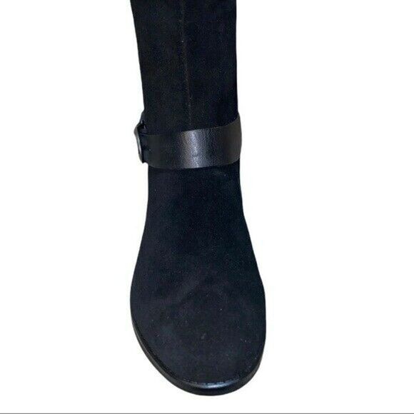American Rag Tegan Black Leather Dress Boots Size 6.5M New - Picture 4 of 8